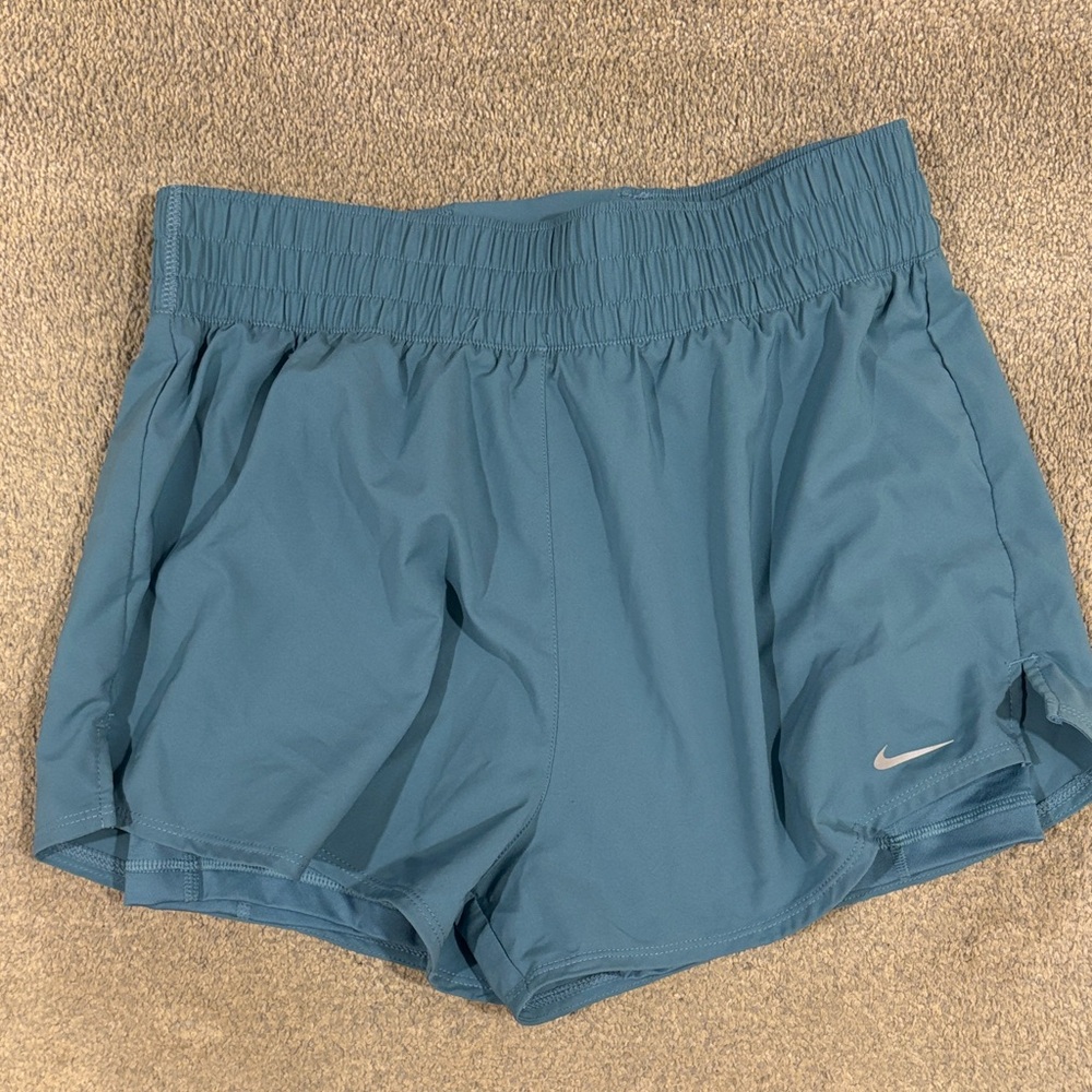 Nike Women's Dri Fit Teal Athletic Shorts